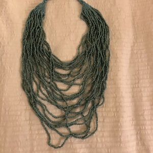 Cascading beaded necklace